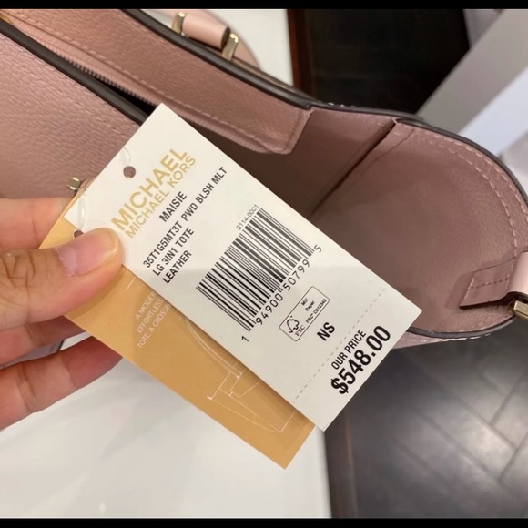 MICHAEL KORS MAISIE Large Leather 3-in 1 Tote Bag - Picture 14 of 16